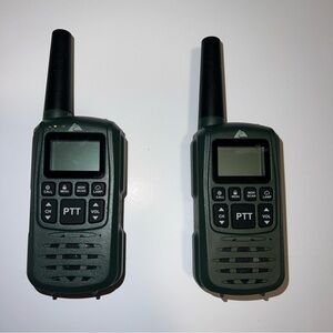 2 Ozark Trail Outdoor Walkie Talkies Untested Parts Only  16 Mile Range